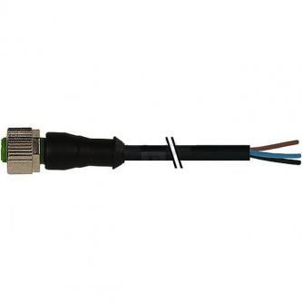 Sensor cable M12, 4-pin straight, 5m